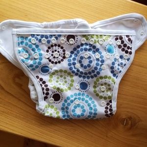 1 cover, 24 inserts, 12 newborn prefolds